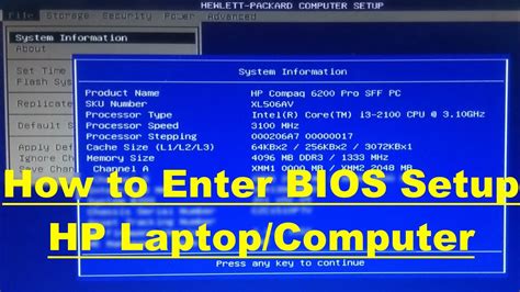 hp laptop bios|How To Enter BIOS on HP Laptop (Step.